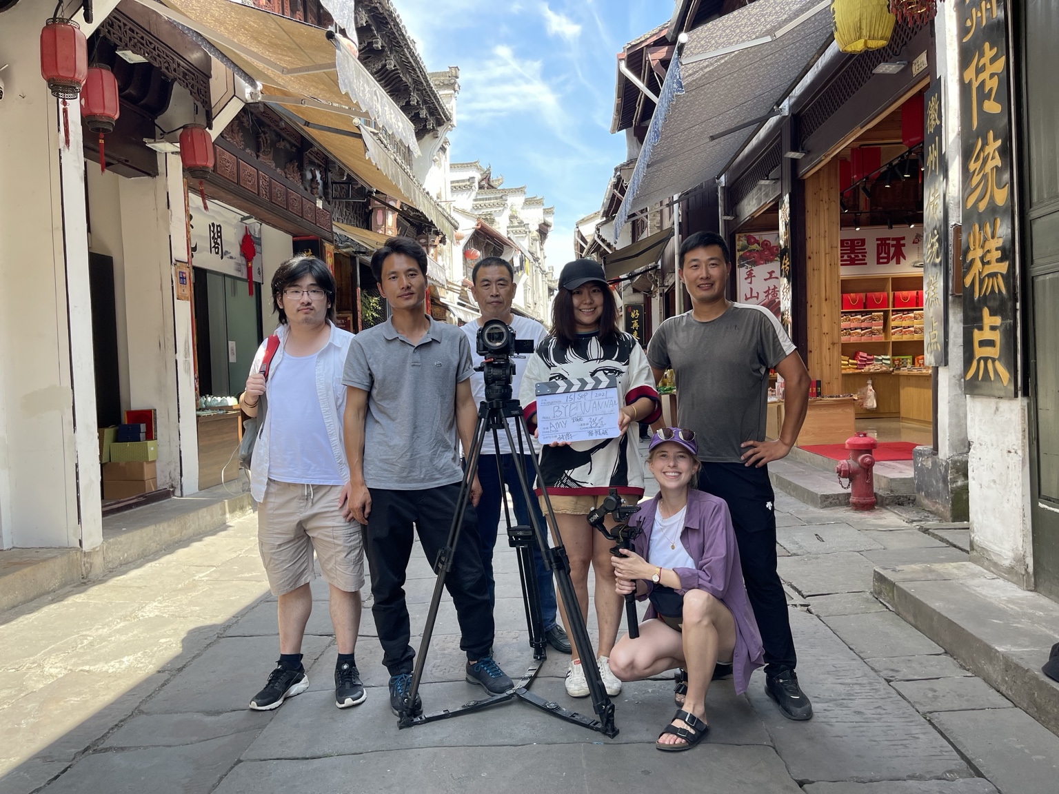 Documentary production on location